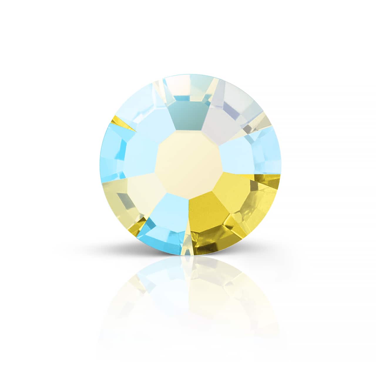 Preciosa MAXIMA SS16 Aurora Borealis Flatback Czech Crystals, 144ct.